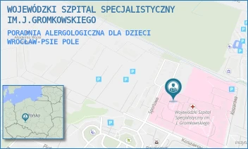 PORADNIA ALERGOLOGICZNA DLA DZIECI - WOJEWÓDZKI SZPITAL SPECJALISTYCZNY IM.J.GROMKOWSKIEGO - UL. KOSZAROWA 5,  WROCŁAW-PSIE POLE