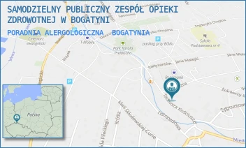 PORADNIA ALERGOLOGICZNA - SAMODZIELNY PUBLICZNY ZESPÓŁ OPIEKI ZDROWOTNEJ W BOGATYNI - UL. FABRYCZNA 1,  BOGATYNIA