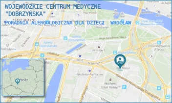 PORADNIA ALERGOLOGICZNA DLA DZIECI - WOJEWÓDZKIE CENTRUM MEDYCZNE "DOBRZYŃSKA" - UL. DOBRZYŃSKA 21/23,  WROCŁAW