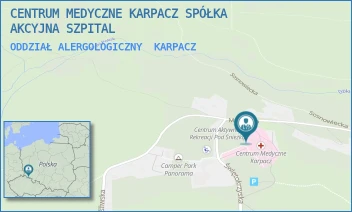 ODDZIAŁ ALERGOLOGICZNY - CENTRUM MEDYCZNE KARPACZ SPÓŁKA AKCYJNA SZPITAL - UL. MYŚLIWSKA 13,  KARPACZ