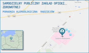 PORADNIA ALERGOLOGICZNA - SAMODZIELNY PUBLICZNY ZAKŁAD OPIEKI ZDROWOTNEJ - SZPITALNA 3,  RADZIEJÓW
