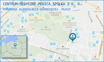 PORADNIA ALERGOLOGII DZIECIĘCEJ - CENTRUM MEDYCZNE MEDICA SPÓŁKA Z O. O. - KUTRZEBY 11,  PŁOCK