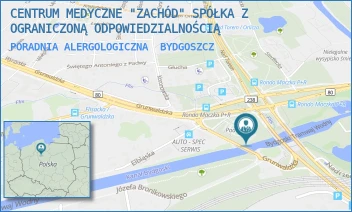 PORADNIA ALERGOLOGICZNA - CENTRUM MEDYCZNE "ZACHÓD" SPÓŁKA Z OGRANICZONĄ ODPOWIEDZIALNOŚCIĄ - GRUNWALDZKA 138,  BYDGOSZCZ