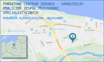 PORADNIA ALERGOLOGICZNA - POWIATOWE CENTRUM ZDROWIA - SAMODZIELNY PUBLICZNY ZESPÓŁ PRZYCHODNI SPECJALISTYCZNYCH - SZPITALNA 6A,  WŁOCŁAWEK