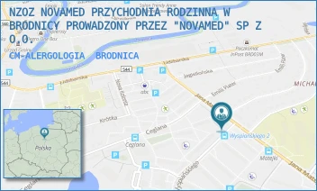 CM-ALERGOLOGIA - NZOZ NOVAMED PRZYCHODNIA RODZINNA W BRODNICY PROWADZONY PRZEZ "NOVAMED" SP Z O.O. - WYSPIAŃSKIEGO 2A,  BRODNICA