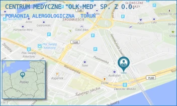 PORADNIA ALERGOLOGICZNA - CENTRUM MEDYCZNE "OLK-MED" SP. Z O.O. - PLAC 18 STYCZNIA 4,  TORUŃ