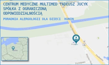 PORADNIA ALERGOLOGII DLA DZIECI - CENTRUM MEDYCZNE MULTIMED TADEUSZ JUCYK SPÓŁKA Z OGRANICZONĄ ODPOWIEDZIALNOŚCIĄ - WOJSKA POLSKIEGO 33,  KONIN