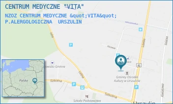 NZOZ CENTRUM MEDYCZNE "VITA" P.ALERGOLOGICZNA - CENTRUM MEDYCZNE "VITA" - MODRZEWIOWA 1/1,  URSZULIN