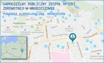 PORADNIA ALERGOLOGICZNA - SAMODZIELNY PUBLICZNY ZESPÓŁ OPIEKI ZDROWOTNEJ W HRUBIESZOWIE - MICKIEWICZA 2,  HRUBIESZÓW