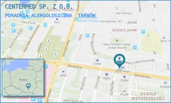 PORADNIA ALERGOLOGICZNA - CENTERMED SP. Z O.O. - UL. SŁONECZNA 32,  TARNÓW