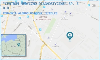 PORADNIA ALERGOLOGICZNA - "CENTRUM MEDYCZNO-DIAGNOSTYCZNE" SP. Z O.O. - KLEEBERGA 2,  SIEDLCE