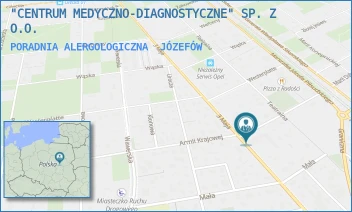 PORADNIA ALERGOLOGICZNA - "CENTRUM MEDYCZNO-DIAGNOSTYCZNE" SP. Z O.O. - ARMII KRAJOWEJ 5,  JÓZEFÓW