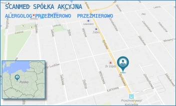 ALERGOLOG PRZEŹMIEROWO - SCANMED SPÓŁKA AKCYJNA - RYNKOWA 63,  PRZEŹMIEROWO