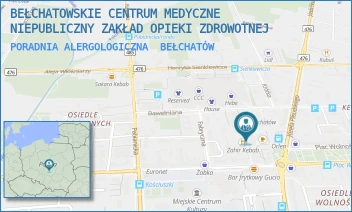 PORADNIA ALERGOLOGICZNA - BEŁCHATOWSKIE CENTRUM MEDYCZNE NIEPUBLICZNY ZAKŁAD OPIEKI ZDROWOTNEJ - UL. LECHA I MARII KACZYŃSKICH 12,  BEŁCHATÓW