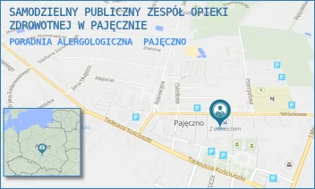 PORADNIA ALERGOLOGICZNA - SAMODZIELNY PUBLICZNY ZESPÓŁ OPIEKI ZDROWOTNEJ W PAJĘCZNIE - UL. WIŚNIOWA 26,  PAJĘCZNO