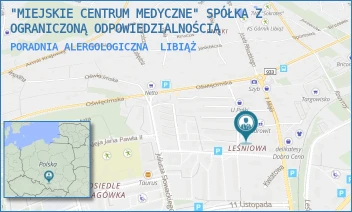 PORADNIA ALERGOLOGICZNA - "MIEJSKIE CENTRUM MEDYCZNE" SPÓŁKA Z OGRANICZONĄ ODPOWIEDZIALNOŚCIĄ - UL. 9 MAJA 2,  LIBIĄŻ