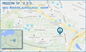 NZOZ MEDICON ALERGOLOGIA - MEDICON SP. Z O.O. - GAGARINA 1,  RADOM