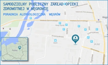 PORADNIA ALERGOLOGICZNA - SAMODZIELNY PUBLICZNY ZAKŁAD OPIEKI ZDROWOTNEJ W WĘGROWIE - PRZEMYSŁOWA 7,  WĘGRÓW