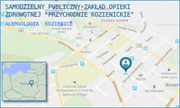 ALERGOLOGIA - SAMODZIELNY PUBLICZNY ZAKŁAD OPIEKI ZDROWOTNEJ "PRZYCHODNIE KOZIENICKIE" - SIENKIEWICZA 28,  KOZIENICE