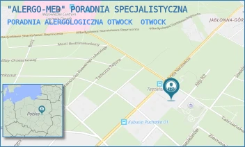 PORADNIA ALERGOLOGICZNA OTWOCK - "ALERGO-MED" PORADNIA SPECJALISTYCZNA - NARUTOWICZA 80,  OTWOCK