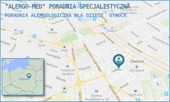 PORADNIA ALERGOLOGICZNA DLA DZIECI - "ALERGO-MED" PORADNIA SPECJALISTYCZNA - HOŻA 2/U1,  OTWOCK