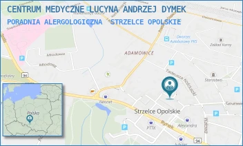 PORADNIA ALERGOLOGICZNA - CENTRUM MEDYCZNE LUCYNA ANDRZEJ DYMEK - UL. PARAFIALNA 1,  STRZELCE OPOLSKIE
