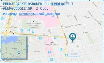 PORADNIA ALERGOLOGICZNA - PODKARPACKI OŚRODEK PULMUNOLOGII I ALERGOLOGII SP. Z O.O. - UL. WARNEŃCZYKA 111,  RZESZÓW
