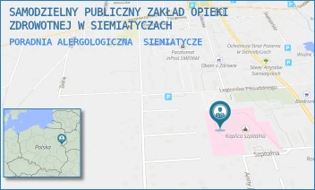 PORADNIA ALERGOLOGICZNA - SAMODZIELNY PUBLICZNY ZAKŁAD OPIEKI ZDROWOTNEJ W SIEMIATYCZACH - SZPITALNA 8,  SIEMIATYCZE