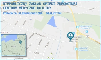 PORADNIA ALERGOLOGICZNA - NIEPUBLICZNY ZAKŁAD OPIEKI ZDROWOTNEJ CENTRUM MEDYCZNE DOJLIDY - NIEDŹWIEDZIA 69,  BIAŁYSTOK