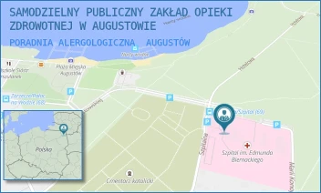 PORADNIA ALERGOLOGICZNA - SAMODZIELNY PUBLICZNY ZAKŁAD OPIEKI ZDROWOTNEJ W AUGUSTOWIE - SZPITALNA 12,  AUGUSTÓW