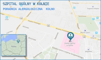 PORADNIA ALERGOLOGICZNA - SZPITAL OGÓLNY W KOLNIE - WOJSKA POLSKIEGO 69,  KOLNO