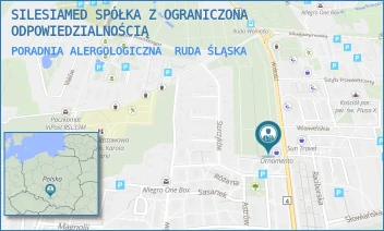 PORADNIA ALERGOLOGICZNA - SILESIAMED SPÓŁKA Z OGRANICZONA ODPOWIEDZIALNOŚCIĄ - UL. WOLNOŚCI 99,  RUDA ŚLĄSKA
