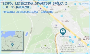 PORADNIA ALERGOLOGICZNA - ZESPÓŁ LECZNICTWA OTWARTEGO SPÓŁKA Z O.O. W JAWORZNIE - UL. GRUNWALDZKA 235,  JAWORZNO
