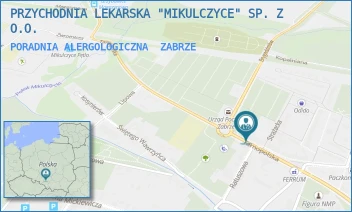 PORADNIA ALERGOLOGICZNA - PRZYCHODNIA LEKARSKA "MIKULCZYCE" SP. Z O.O. - TARNOPOLSKA 80,  ZABRZE