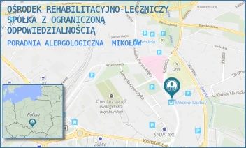 PORADNIA ALERGOLOGICZNA - OŚRODEK REHABILITACYJNO-LECZNICZY SPÓŁKA Z OGRANICZONĄ ODPOWIEDZIALNOŚCIĄ - UL. KATOWICKA 22,  MIKOŁÓW