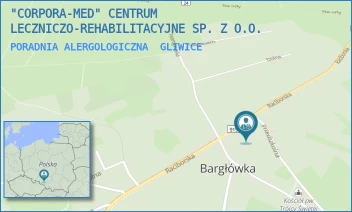 PORADNIA ALERGOLOGICZNA - "CORPORA-MED" CENTRUM LECZNICZO-REHABILITACYJNE SP. Z O.O. - UL. RACIBORSKA 21,  GLIWICE