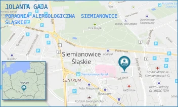 PORADNIA ALERGOLOGICZNA - JOLANTA GAJA - JANA PAWŁA II 1,  SIEMIANOWICE ŚLĄSKIE