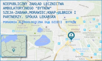 PORADNIA ALERGOLOGICZNA DLA DZIECI - NIEPUBLICZNY ZAKŁAD LECZNICTWA AMBULATORYJNEGO "BYTKÓW" - KNAP-ULBRICH, UCHWAT I PARTNERZY, SPÓŁKA LEKARSKA - UL. NIEPODLEGŁOŚCI 29,  BYTKÓW