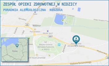 PORADNIA ALERGOLOGICZNA - ZESPÓŁ OPIEKI ZDROWOTNEJ W NIDZICY - MICKIEWICZA 25,  NIDZICA