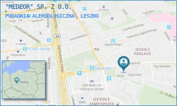 PORADNIA ALERGOLOGICZNA - "MEDEOR" SP. Z O.O. - JANA KIEPURY 10,  LESZNO