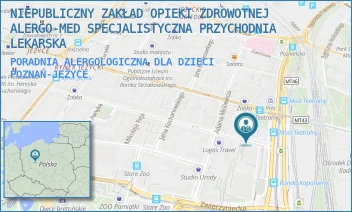 PORADNIA ALERGOLOGICZNA DLA DZIECI - NIEPUBLICZNY ZAKŁAD OPIEKI ZDROWOTNEJ ALERGO-MED SPECJALISTYCZNA PRZYCHODNIA LEKARSKA - SŁOWACKIEGO 8,  POZNAŃ-JEŻYCE