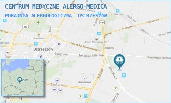 PORADNIA ALERGOLOGICZNA - CENTRUM MEDYCZNE ALERGO-MEDICA - WIELUŃSKA 1B,  OSTRZESZÓW