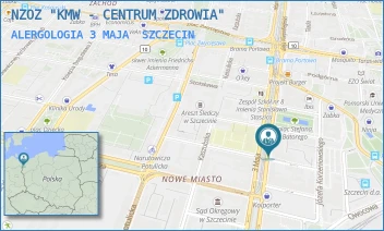 ALERGOLOGIA 3 MAJA - NZOZ "KMW - CENTRUM ZDROWIA" - 3 MAJA 25-27,  SZCZECIN