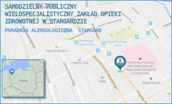 PORADNIA ALERGOLOGICZNA - SAMODZIELNY PUBLICZNY WIELOSPECJALISTYCZNY ZAKŁAD OPIEKI ZDROWOTNEJ W STARGARDZIE - WOJSKA POLSKIEGO 27,  STARGARD