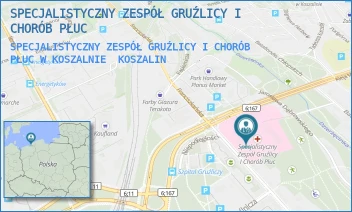 SPECJALISTYCZNY ZESPÓŁ GRUŹLICY I CHORÓB PŁUC W KOSZALNIE - SPECJALISTYCZNY ZESPÓŁ GRUŹLICY I CHORÓB PŁUC - NIEPODLEGŁOŚCI 44/48,  KOSZALIN