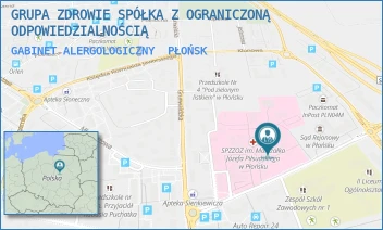 GABINET ALERGOLOGICZNY - GRUPA ZDROWIE SPÓŁKA Z OGRANICZONĄ ODPOWIEDZIALNOŚCIĄ - HENRYKA SIENKIEWICZA 7,  PŁOŃSK