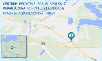 PORADNIA ALERGOLOGICZNA - CENTRUM MEDYCZNE BRAUN SPÓŁKA Z OGRANICZONĄ ODPOWIEDZIALNOŚCIĄ - OSIŃSKA 16 A,  KĘPNO